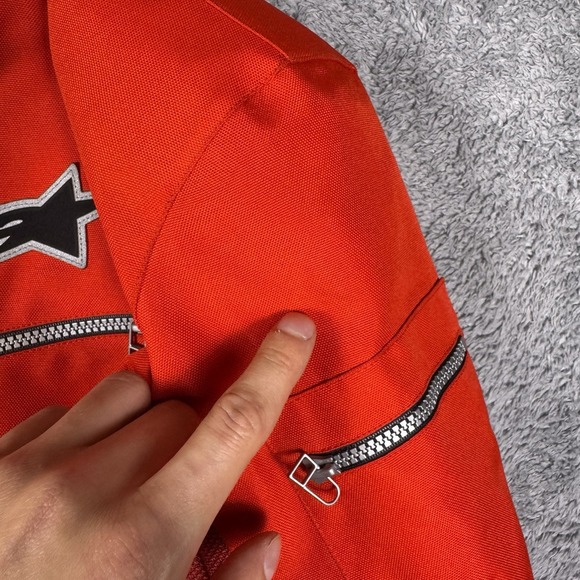 AlpineStars Jacket Womens S Stella Moto GP Motorcycle Padded Arms + Back Red - Picture 12 of 16